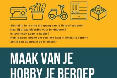 Maak van je hobby je beroep!