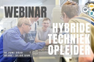 Meld je aan voor het webinar op 16 juni 2020 over hybride techniekopleiders